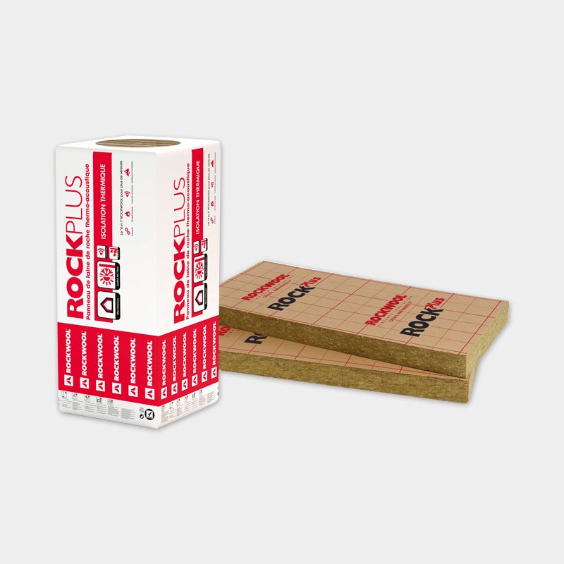 Panneau en laine de roche ROCKPLUS KRAFT Rockwool