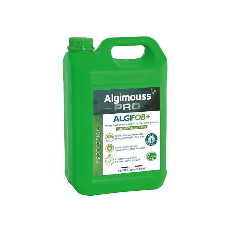 Hydrofuge et oléofuge pour terrasse et dallage extérieur Algifob+