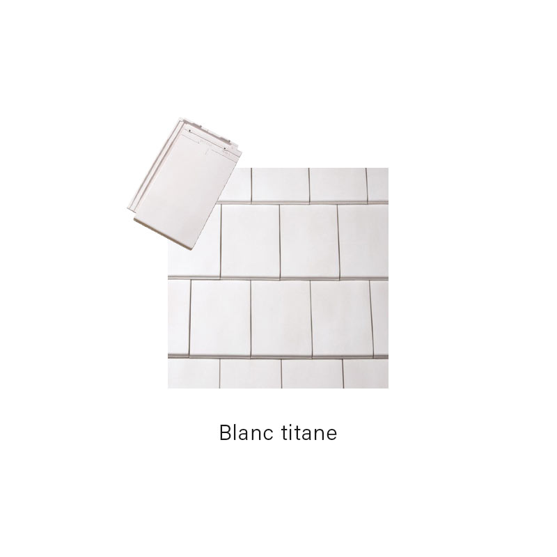 Tuile Koramic Actua - Blanc titane