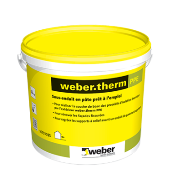 Procédé d'isolation thermique Weber.therm ppe collé Weber