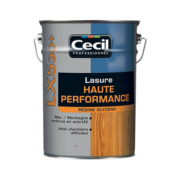 Lasure haute performance Lx530 + Cecil Pro