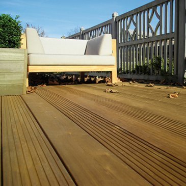 Lame de terrasse Pin imprégné profil lisse / antidérapant-Cras48864-1