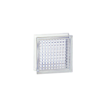  Brique de verre quadrillée La Rochère
