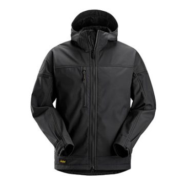 epi veste softshell à capuche noir de snickers
