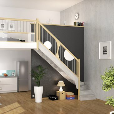 Escalier Modèle f35 Univers, Flin