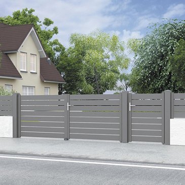 Portail aluminium Rioz Jardimat