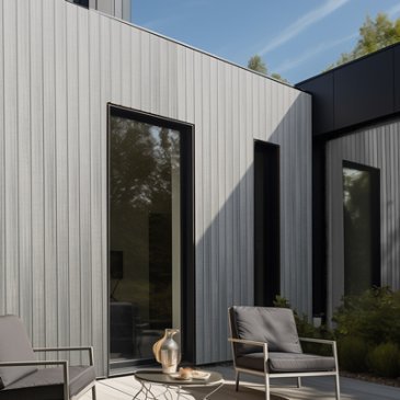 Lame de Bardage FIBERDECK® Wéo Essential coloris Light grey