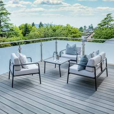 	Lames de terrasse Atmosphère Gris Cayenne de Silvadec