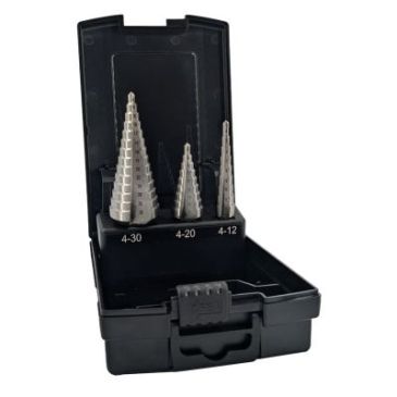 outils electroportatifs coffrets 3 forets étagés tôle hss m2 d'alphacoupe
