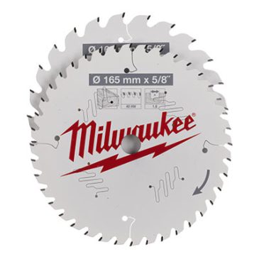 outils electroportatifs set 2 lames scie circulaire bois de milwaukee
