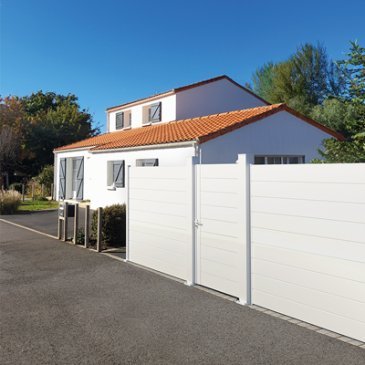 Portail Alupass de Aluclos blanc
