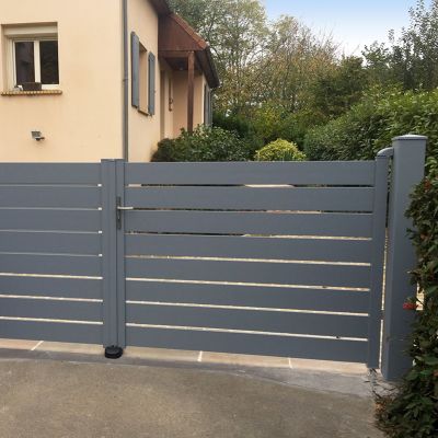Portail Rioz, gamme Variation de Jardimat 