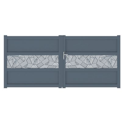 Portail Serres, gamme Variation de Jardimat