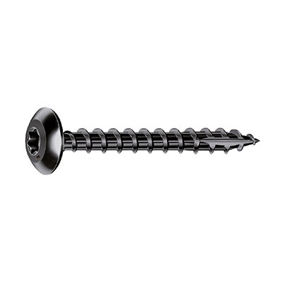 Vis Rocket penture tête cylindrique étoile revêtu noir