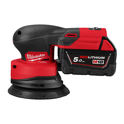 Ponceuse orbitale excentrique 125 mm M18 Fuel™ M18 FROS125502X de Milwaukee