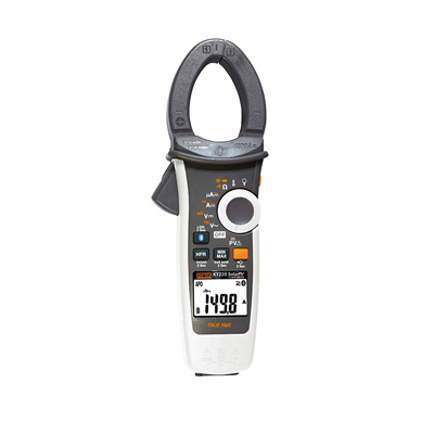 Électricité Pince ampèremétrique numérique TRMS CC/CA pour panneaux solaires et HVAC KT220 Turbotronic