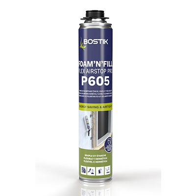 Mousse PU souple et étanche FOAM'N'FILL FLEX AIRSTOP PRO P605