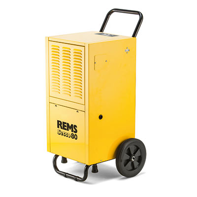 plombier chauffagiste deshumidificateur mobile de chantier secco 80 de rems