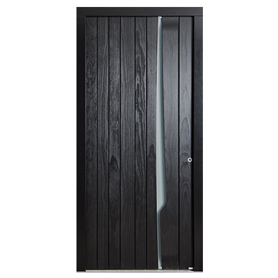 Porte d'entrée bois Constance Bel'm
