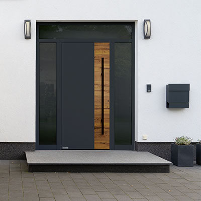 Portes d'entrée Alu Thermosafe Motif 878 de Hormann
