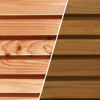 Bardage Faux Claire-Voie par Mocopinus