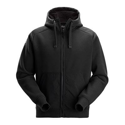 Sweat à capuche noir avec logo de Snickers