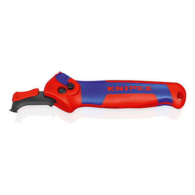 Couteau à dégainer avec sabot de guidage de Knipex