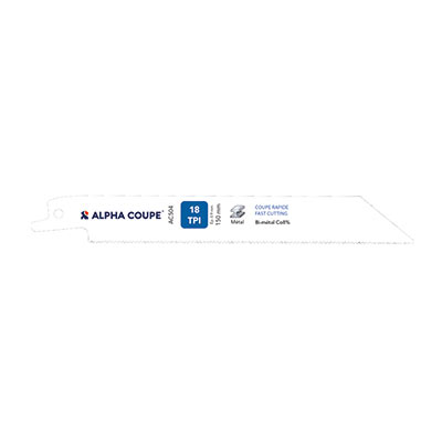 outils electroportatifs lame scie sabre bi-métal d'alphacoupe