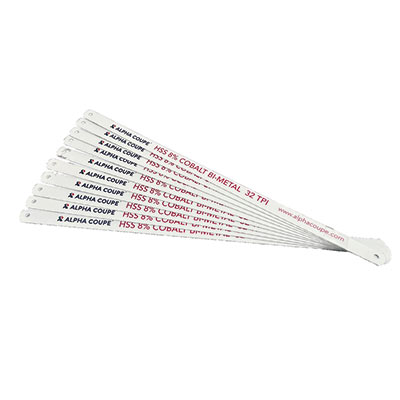 outils electroportatifs lame scie à main HSS 8% Cobalt d'alphacoupe 