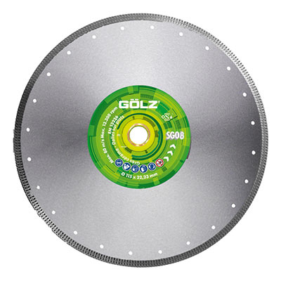 outils electroportatifs disque-diamant sg08-350 de golz