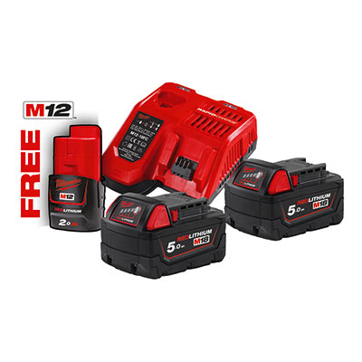outils electroportatifs pack nrj m18 nrg 502 de milwaukee
