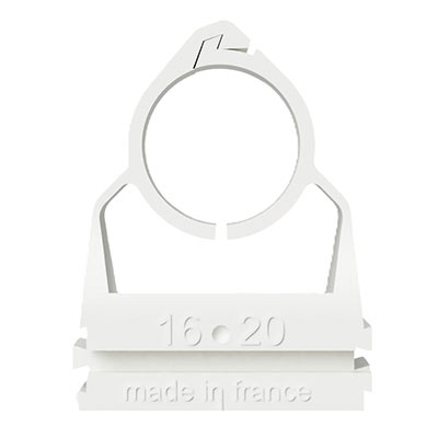Collier Clipéa blanc multicouche de Ram 