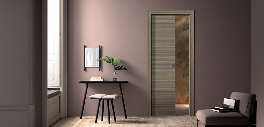 porte intérieure en bois massif