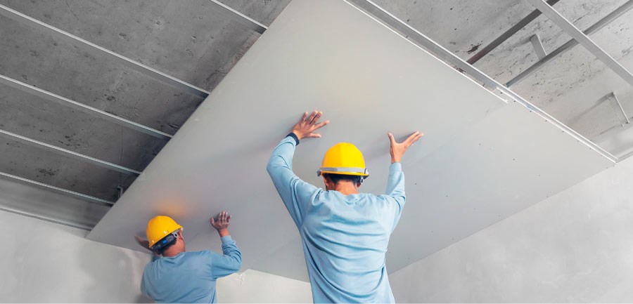 Les différents types de faux plafonds