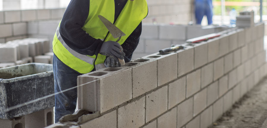 Usages et applications blocs béton