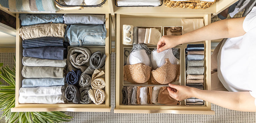 Placards organisation du dressing