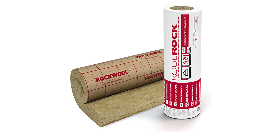 solution d'isolation Roulrock de Rockwool en rouleau