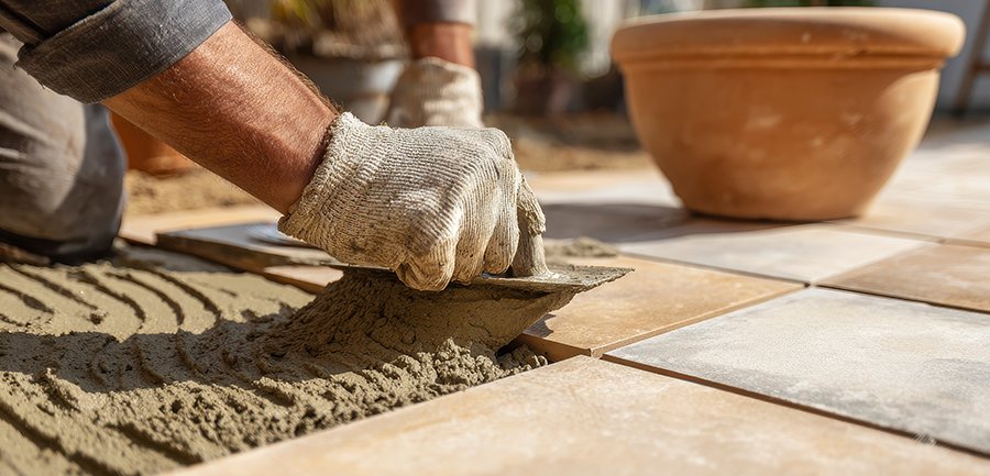 Colle pour carrelage extérieur : la clé d’une terrasse qui dure