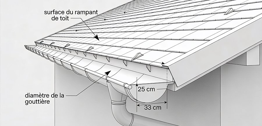 Gouttière zinc ou gouttière PVC