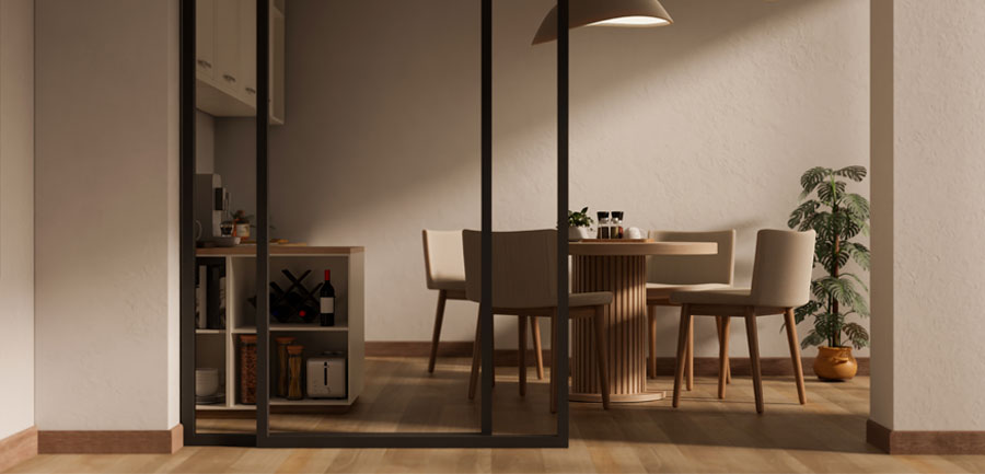 Porte coulissante intérieure