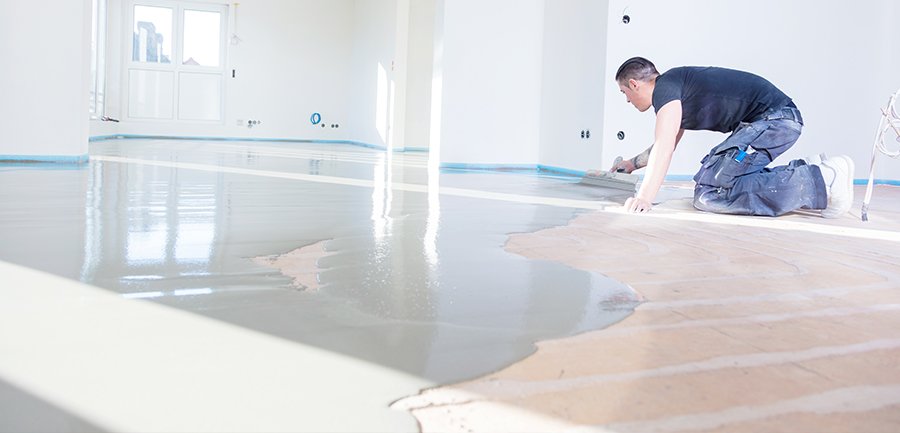 Faire un ragréage de sol