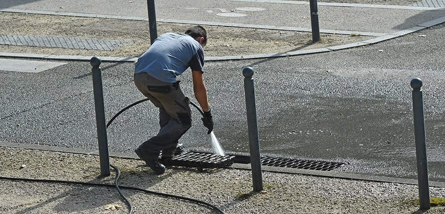 Grille de caniveau