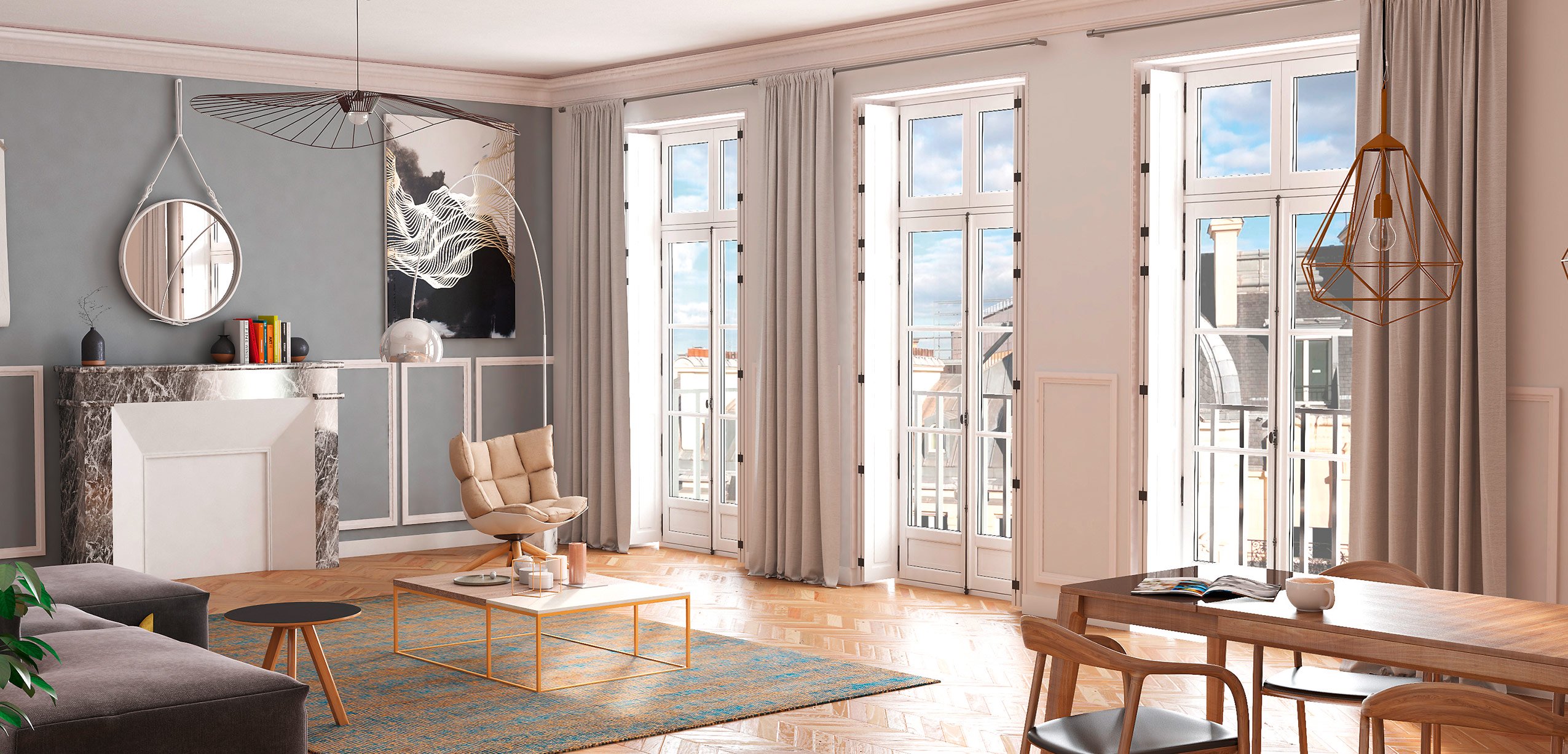 fenêtres en bois Camille de Millet