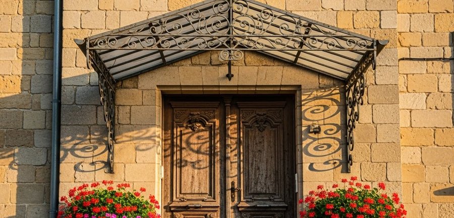 Marquise de porte : protéger et embellir l'entrée de sa maison